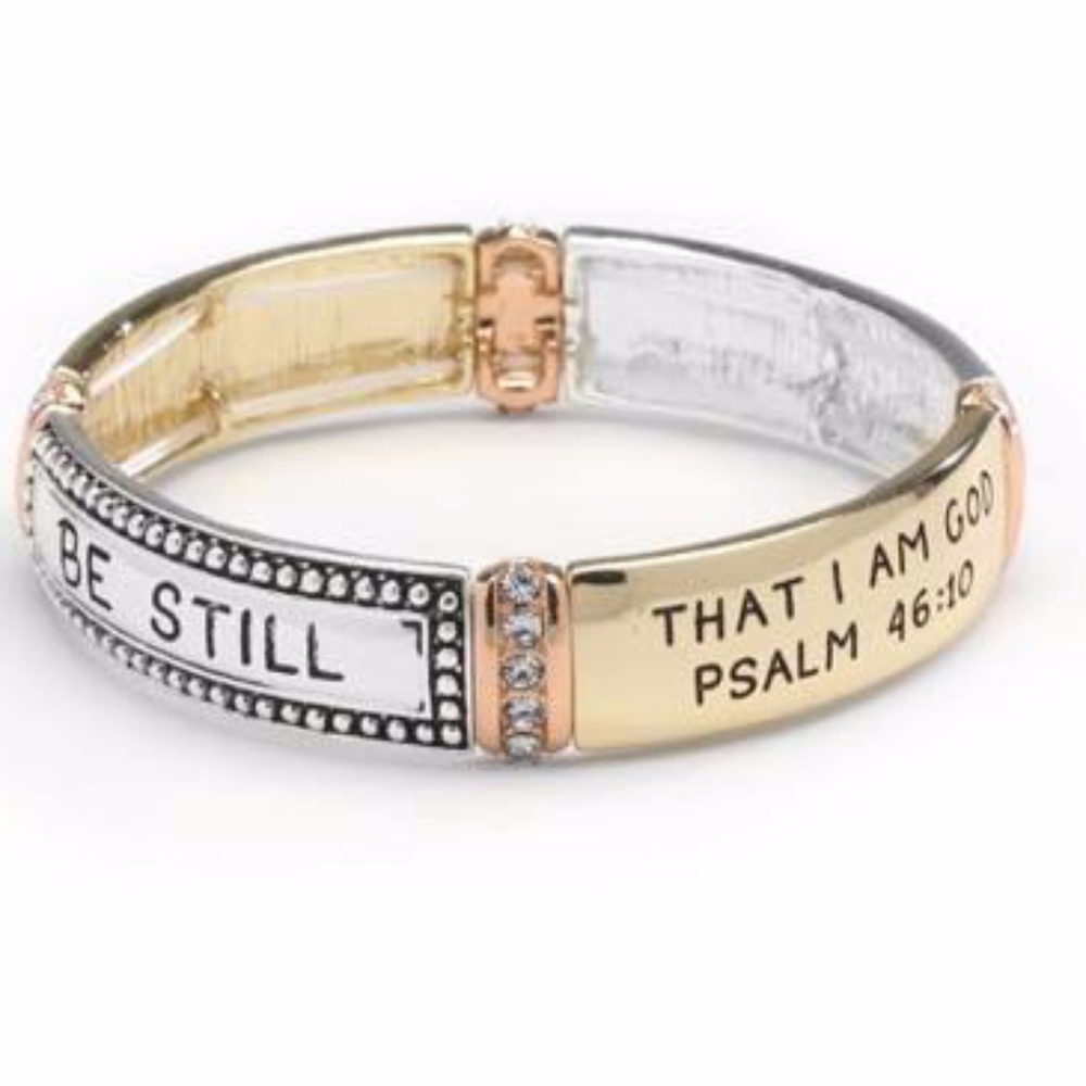 Be Still Scripture Bracelet - Picture 2 of 3